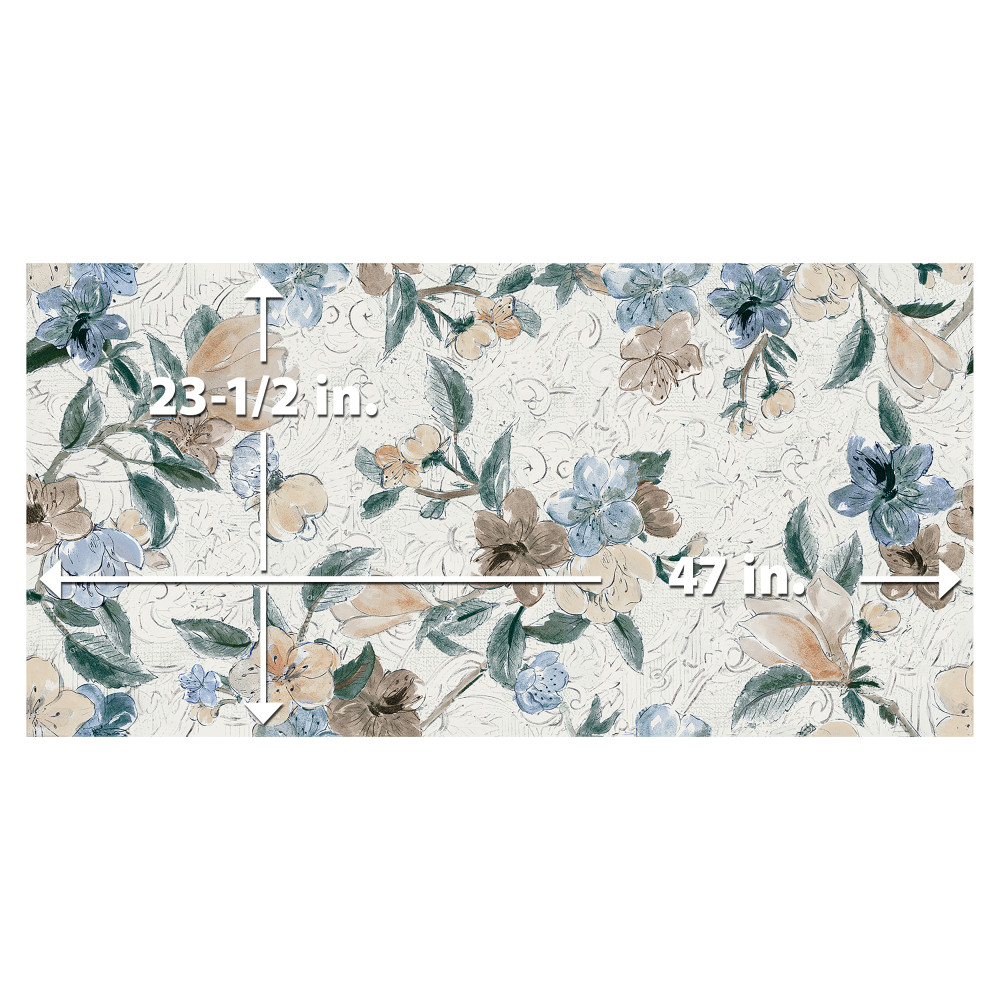 Parete Setoso White 23-1/2 in. x 47 in. Porcelain Floor and Wall Tile