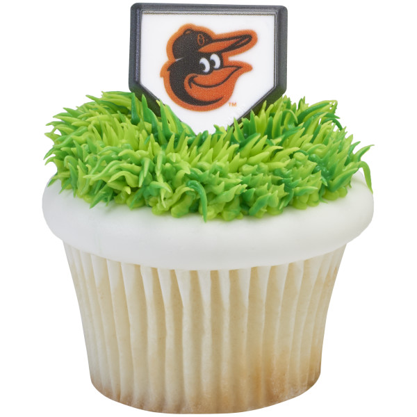 MLB® Home Plate Team Logo Cupcake Rings