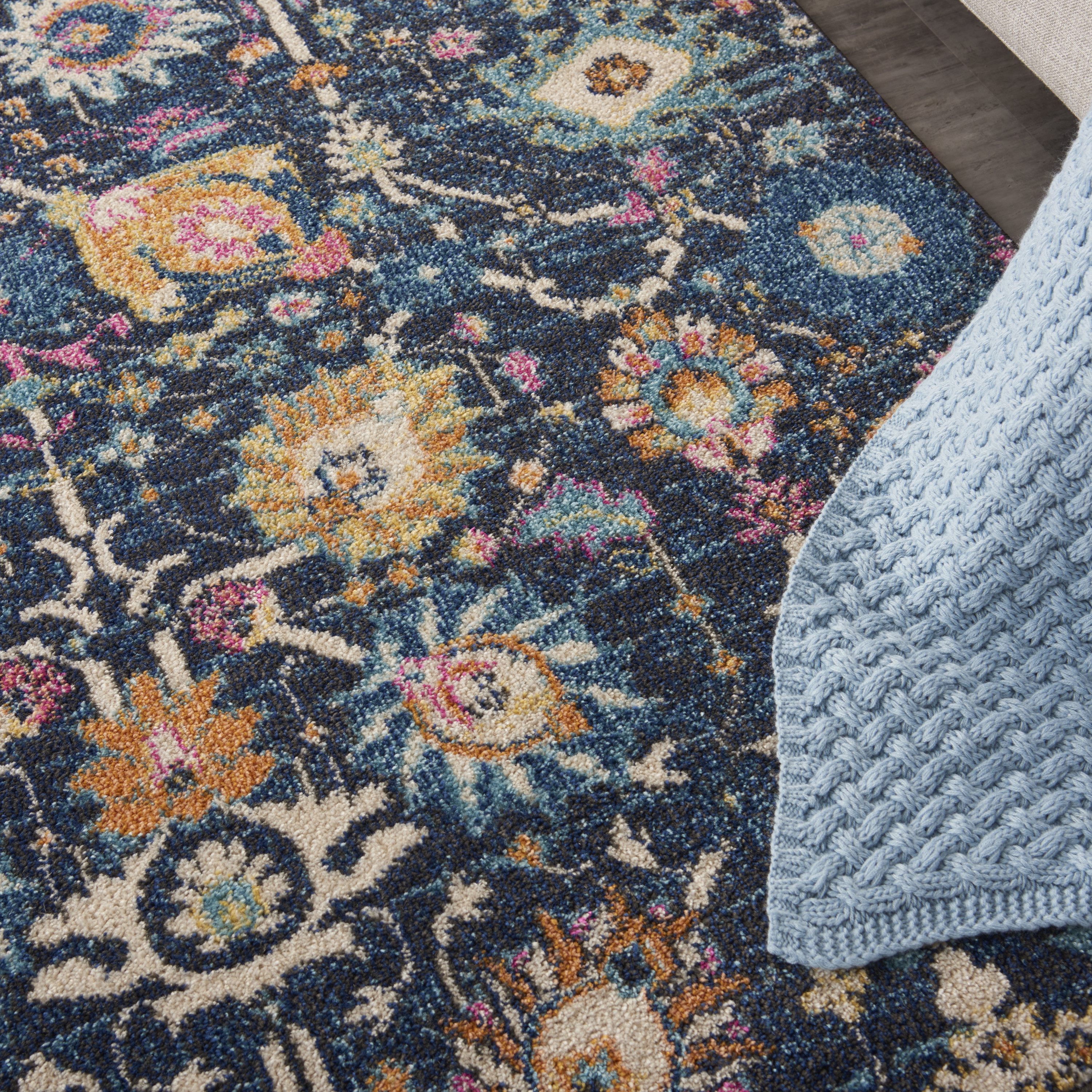 Nourison Passion 3'9" x 5'9" Navy Bohemian Indoor Rug
