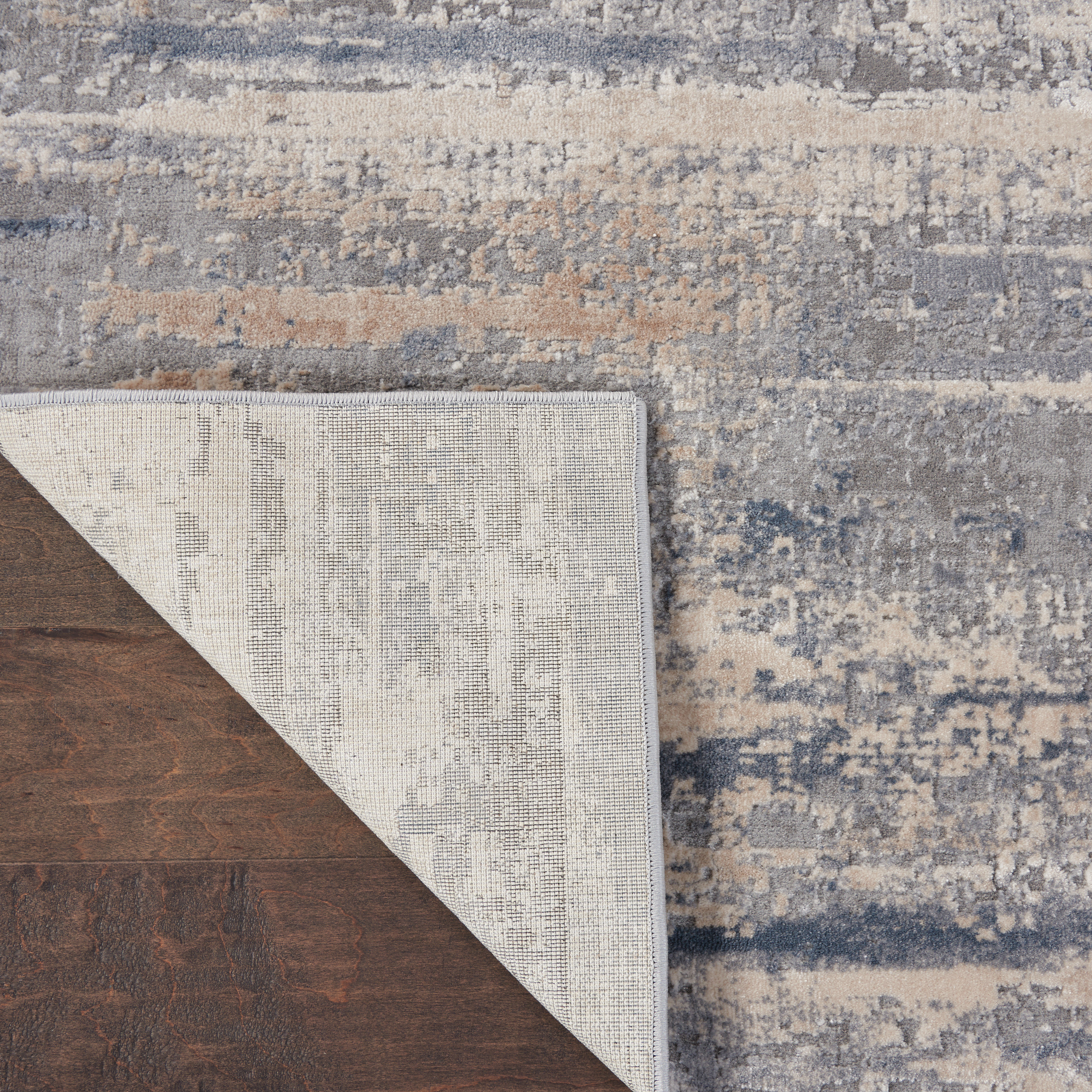 Nourison Rustic Textures 7'10" x 10'6" Beige Grey Modern Indoor Rug