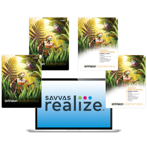 enVision Math Middle Homeschool Bundle - Grade 6 (2021 edition)
