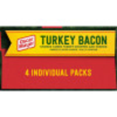 Oscar Mayer Fully Cooked & Gluten Free Turkey Bacon 62% Less Fat & 57% Less Sodium, 4 ct Box, 12 oz Packs