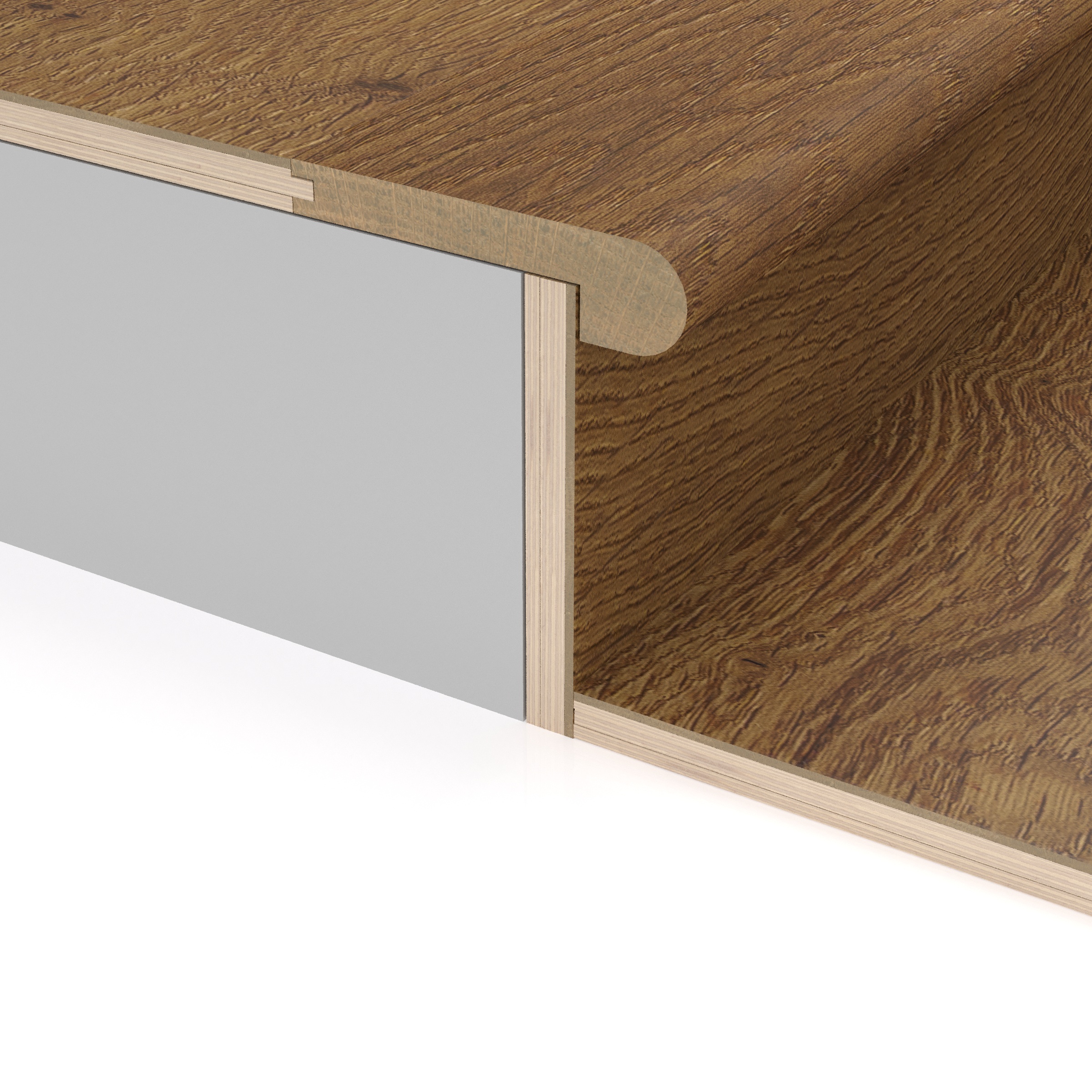 Knotmeg First Press Stair Nosing Flush view 3