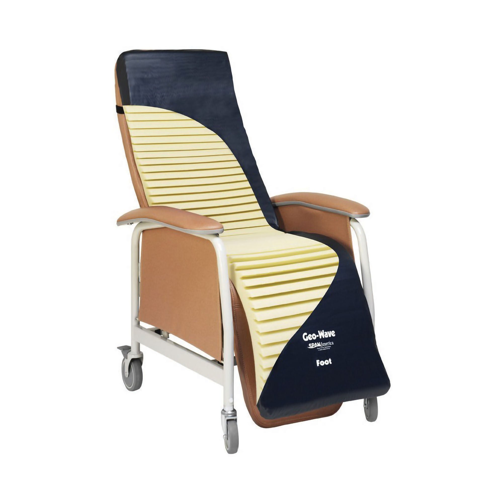 Span America Geo-Wave™ Geri-Chair Recliner Cushion, 18 Inch