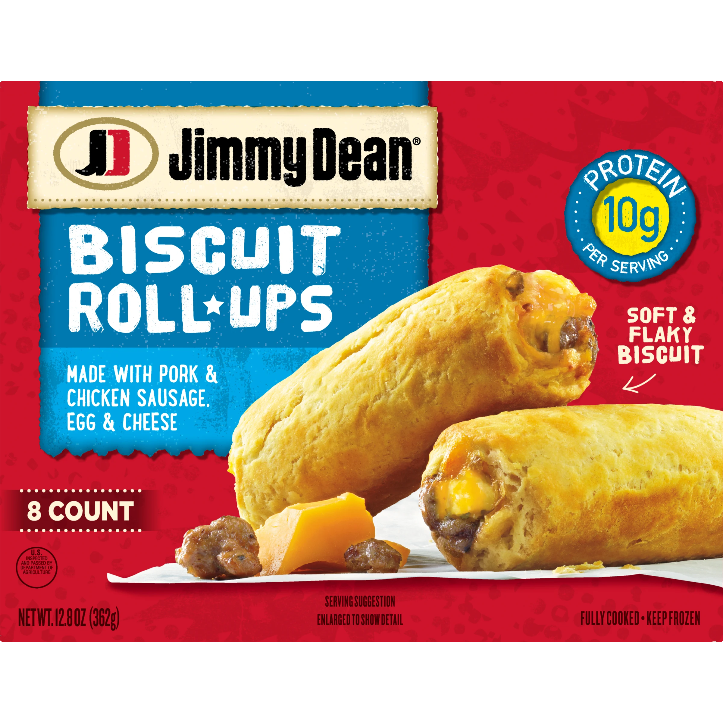 Sausage, Egg & Cheese Biscuit Roll-Ups