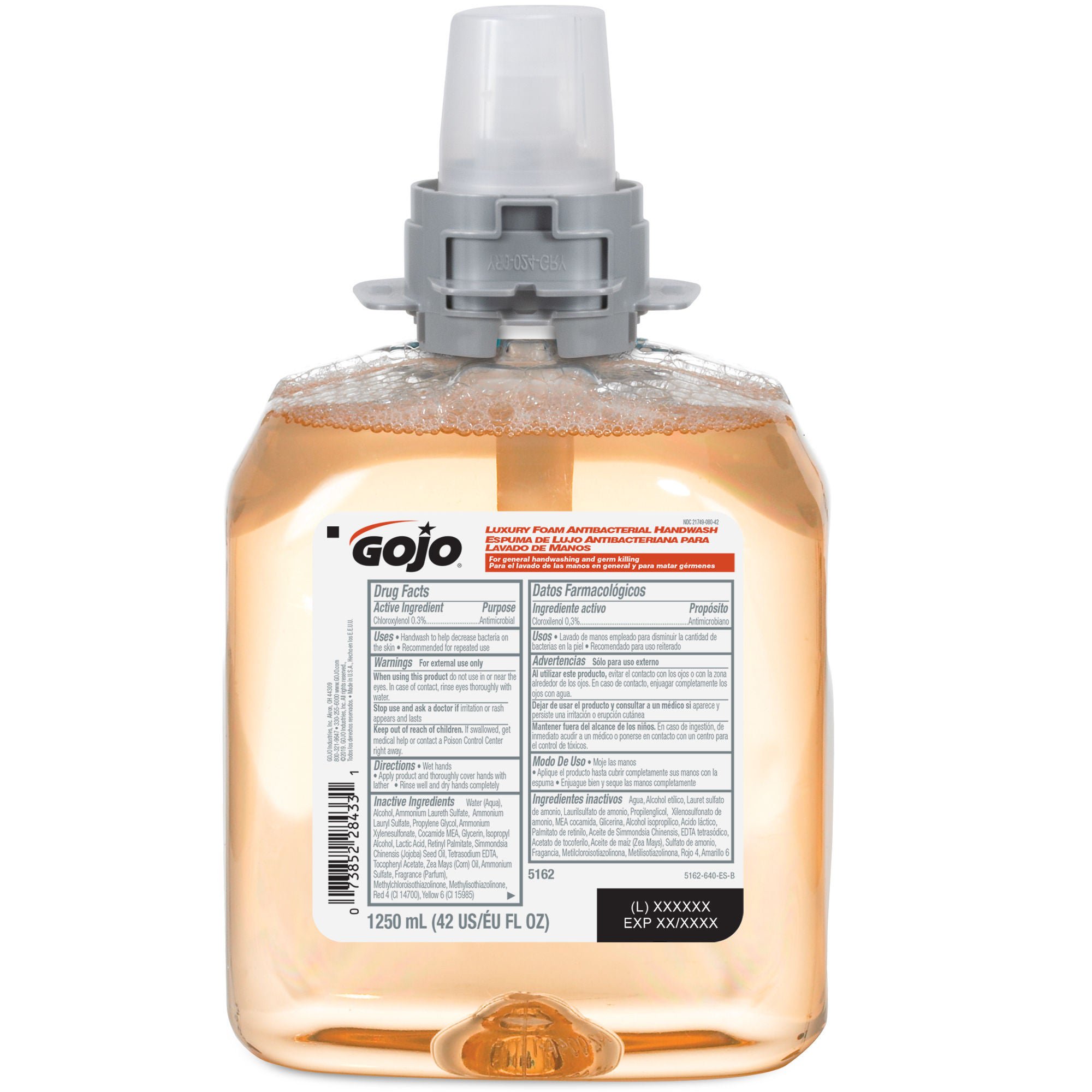 Gojo® Luxury Foam Antibacterial Handwash, Refill Bottle