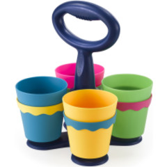 School Scissor Caddy with Anti-Microbial Protection