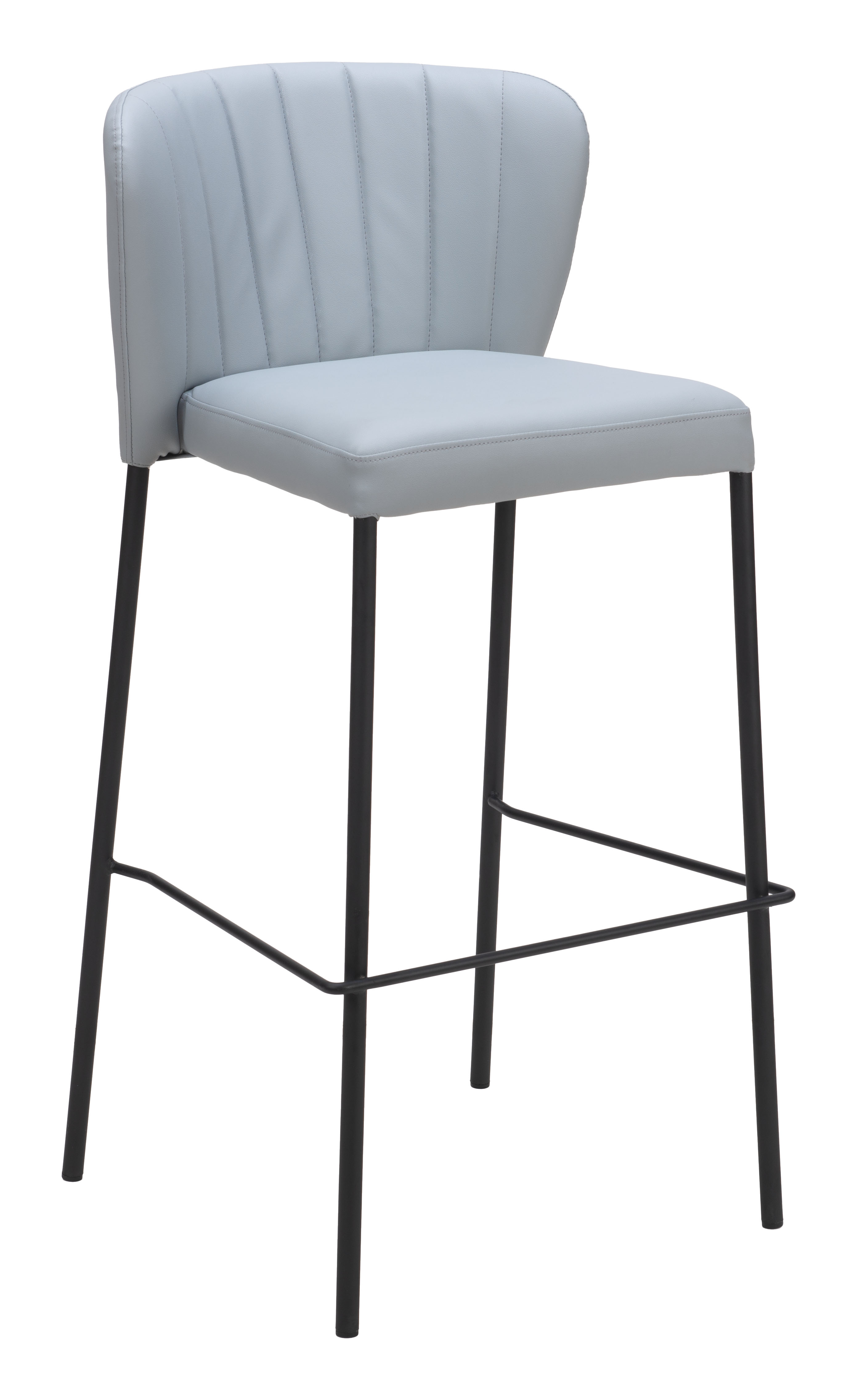 Linz Barstool (Set of 2) Gray product image