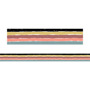 Wonderfully Wild Stripes Straight Border Trim, 35 Feet