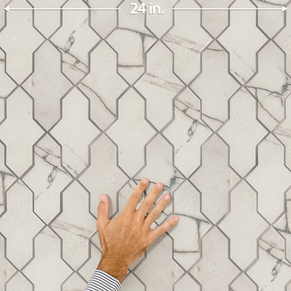 Istanbul Shield Day 2-3/8 in. x 8-1/4 in. Porcelain Floor and Wall Tile