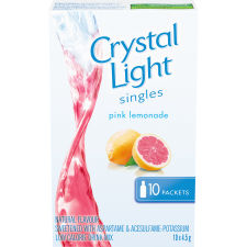 Crystal Light Singles, Pink Lemonade