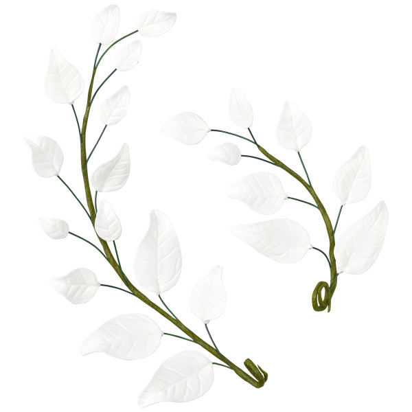 Leaf Sprig Assortment Gum Paste Flowers