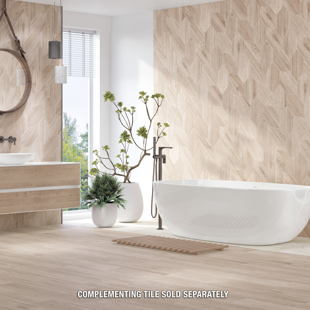 Llama Nature 8-1/2 in. x 35-1/2 in. Porcelain Floor and Wall Tile