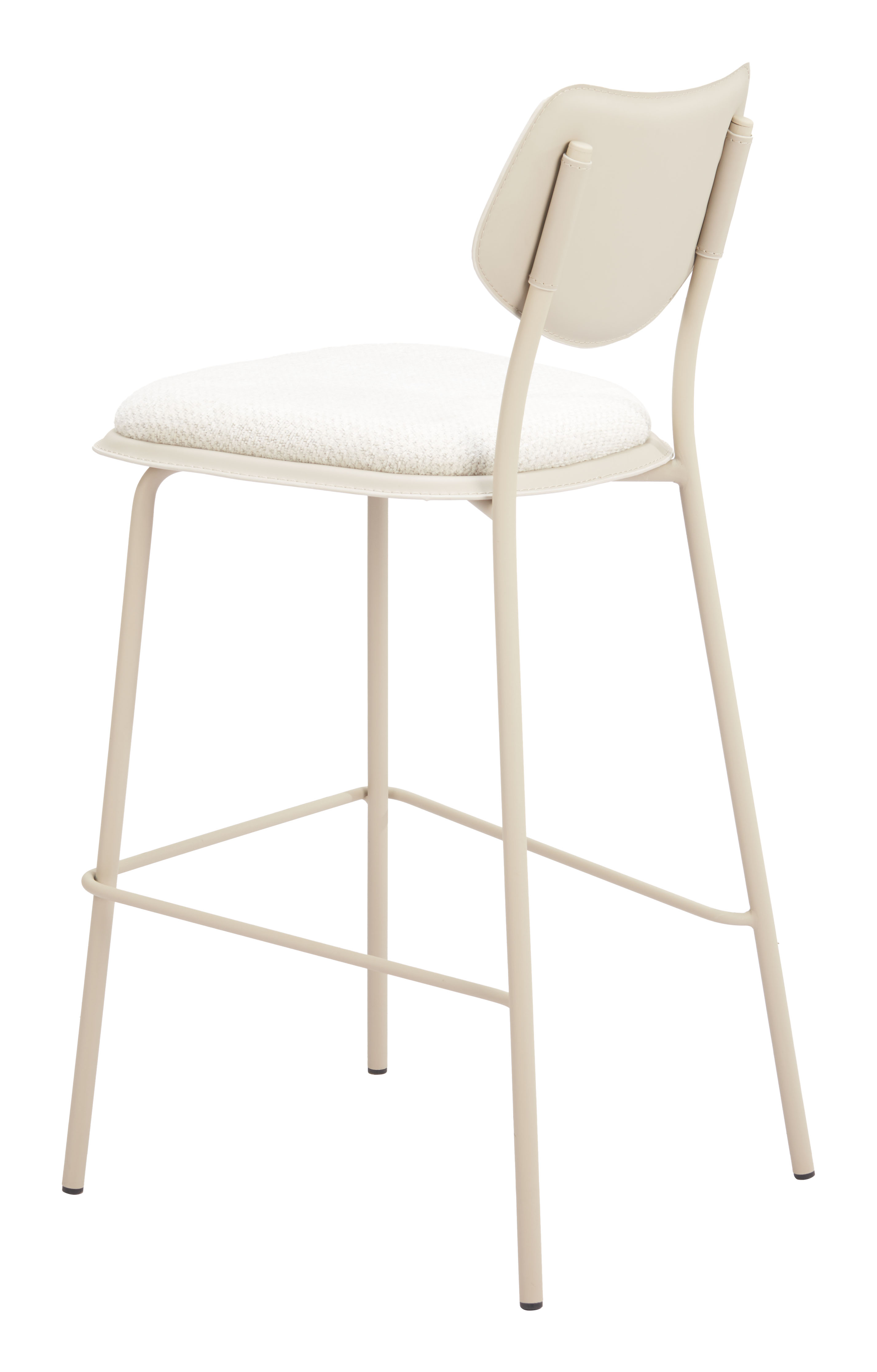 Zeal Barstool (Set of 4) Light Gray & Beige product image