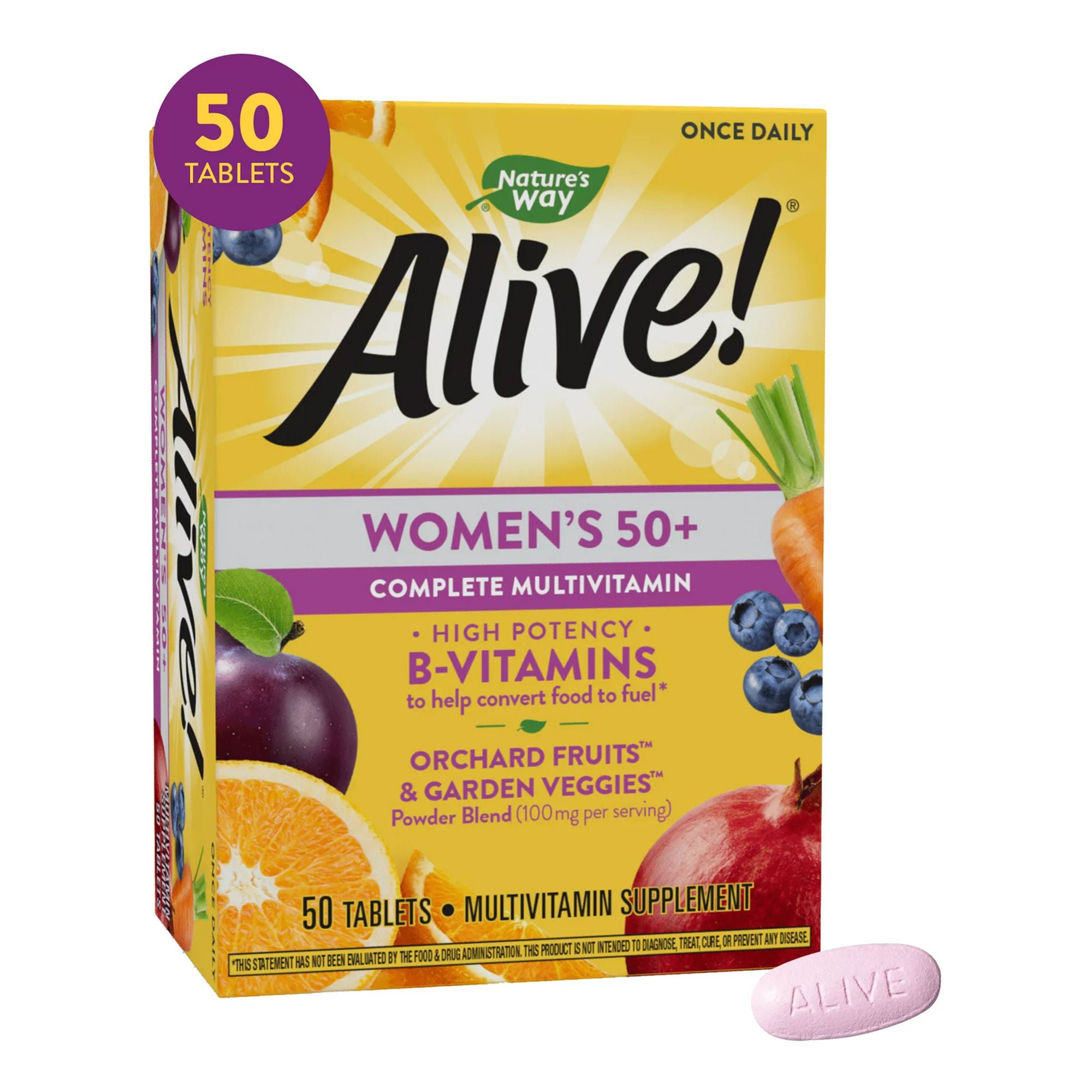 Nature's Way Alive!® Women's 50+ Complete Multivitamin Tablets