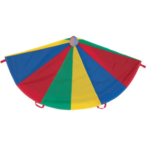 Multi-Colored Parachute, 6' Diameter, 8 Handles