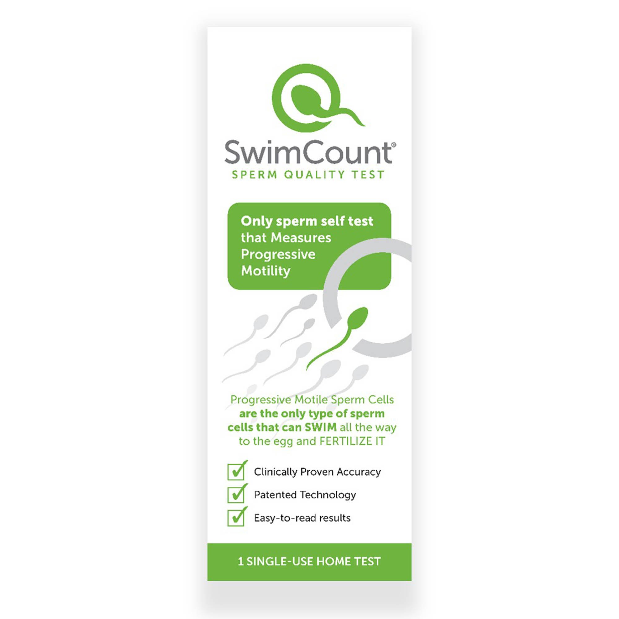 SwimCount® Sperm Quality Test, One Single-Use Home Test