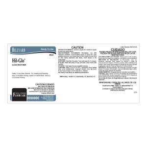 Label RTU 533 Hil-Glo Spray Buff