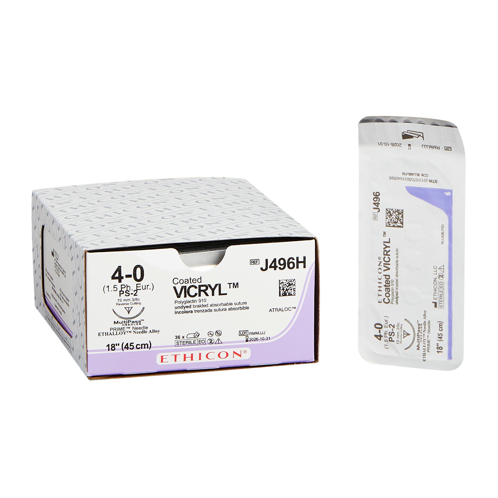 Coated Vicryl™ Suture with Needle