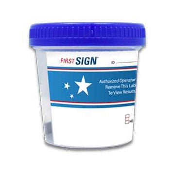 Hemosure Drugs of Abuse Test Kit First Sign® AMP, BAR, BUP, BZO, COC, mAMP/MET, MDMA, MOP, MTD, OXY, PCP, THC 25 Tests CLIA Waived