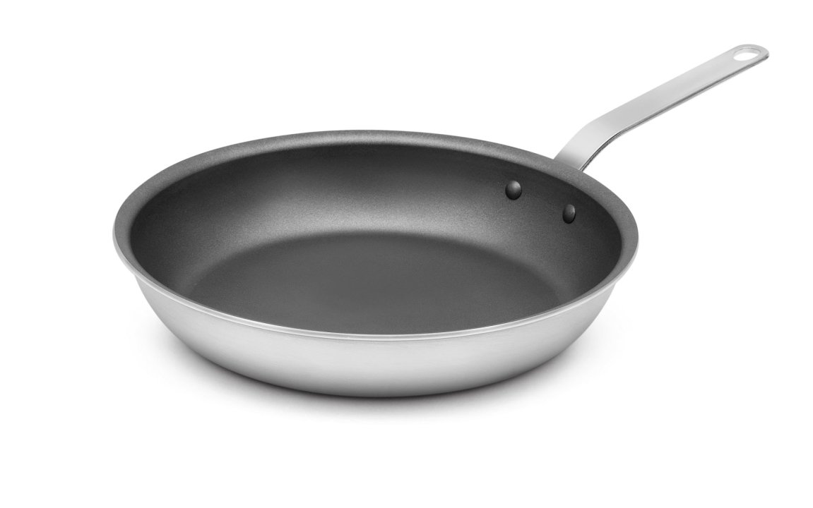 12-inch Wear-Ever® aluminum fry pan with PowerCoat2™ nonstick coating and plated handle