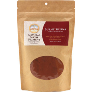 Earth & Mineral Pigments, Burnt Sienna, 1 lb