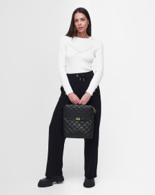 Quilted Hoxton Backpack Classic Black