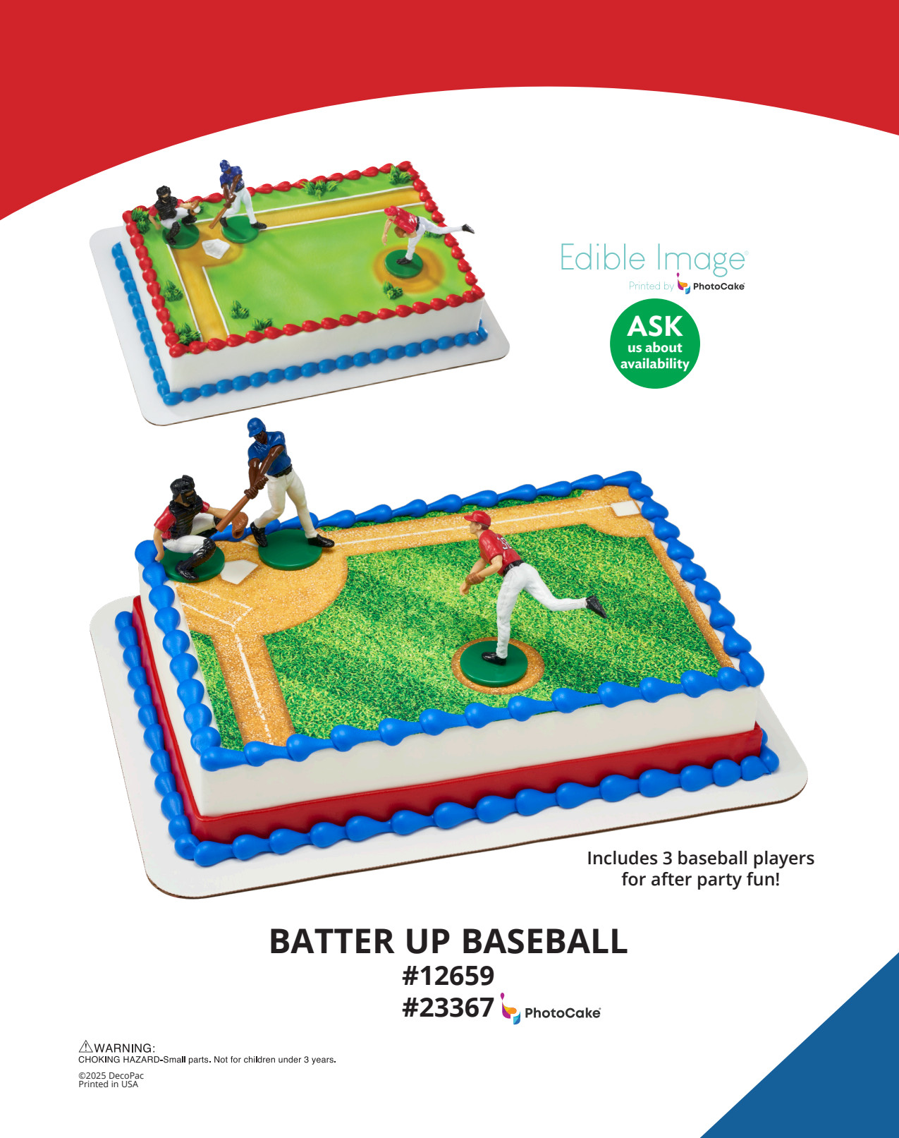 Decopac Batter Up Baseball Bgi Tmoc Page | DecoPac