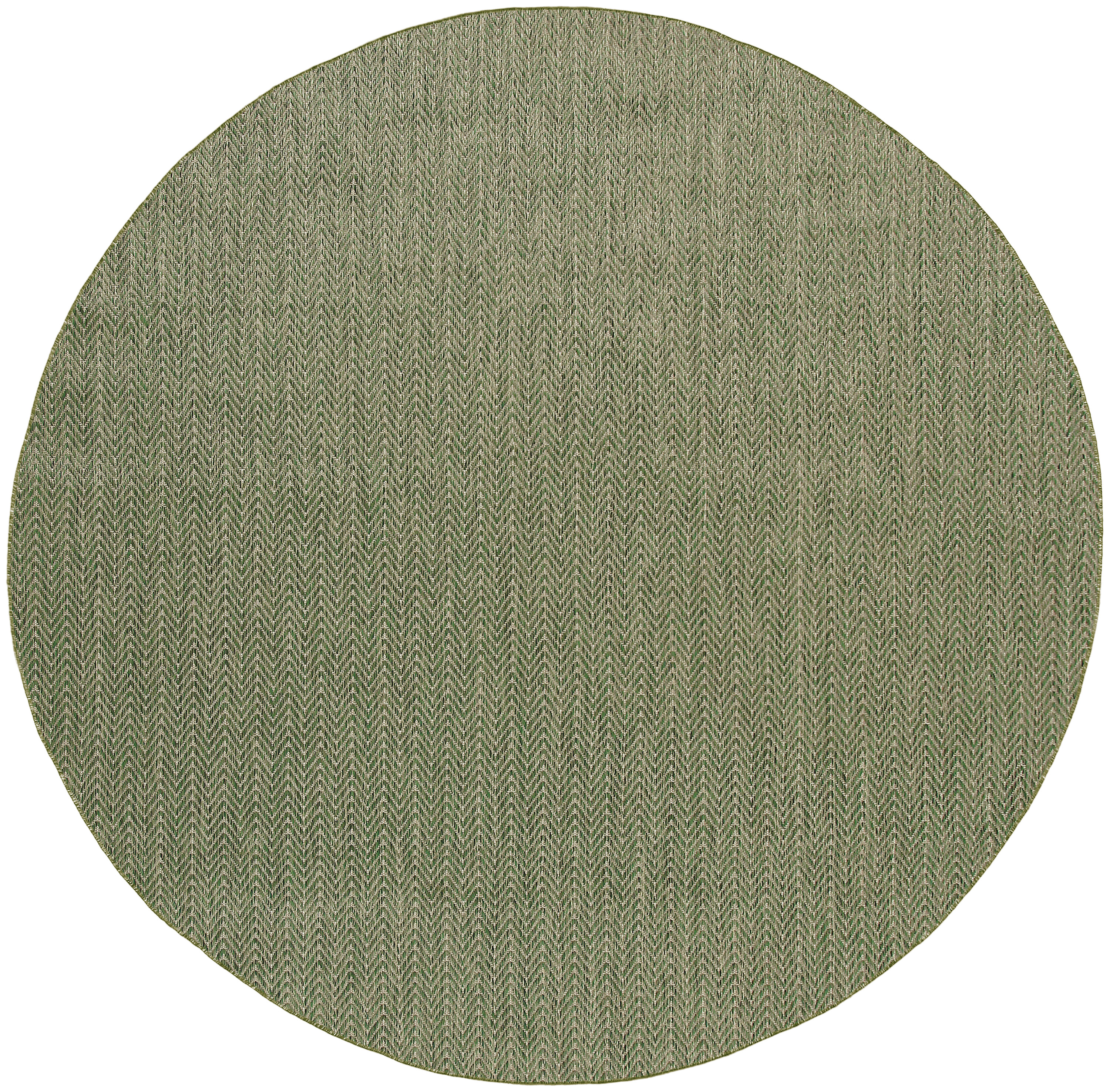 Nourison Horizon Indoor/Outdoor 8' x Round Green Modern Rug