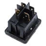 Black Bipolar Switch 16A Faston 6.3
