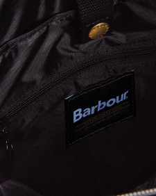 Field Roll-Top Waxed Backpack Olive-Black