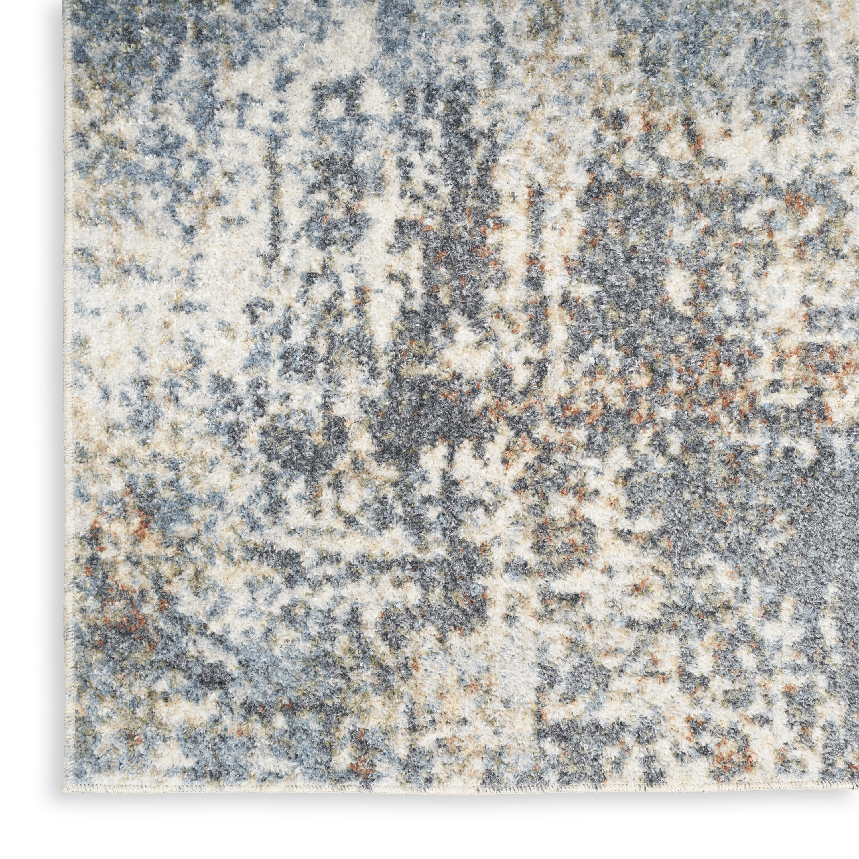 Nourison Astra Machine Washable 4' x 6' Multicolor Modern Indoor Rug