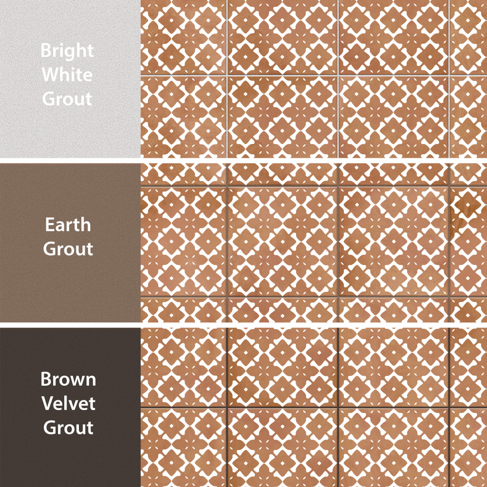 Bari Fortuna Cotto 12-7/8 in. x 12-7/8 in. Porcelain Floor and Wall Tile