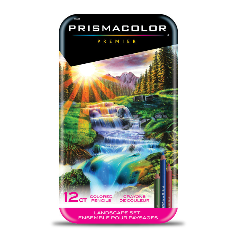 Premier Colored Pencils, Soft Core, Landscape Set, 12 Count