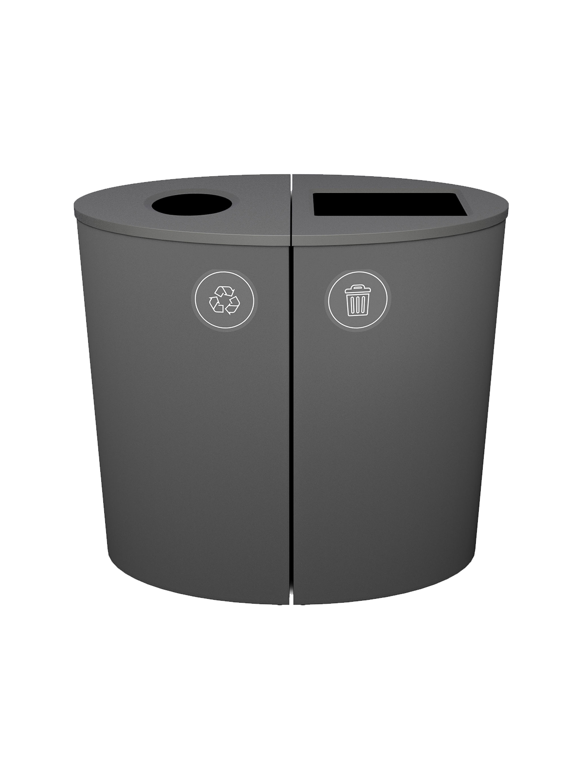 SPECTRUM – Double – Ellipse – Mobius Loop-Waste – Circle-Full – Grey