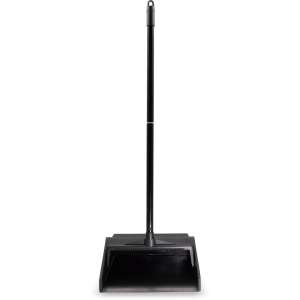 Carlisle, Black, 11", Dust Pan with Long Handle