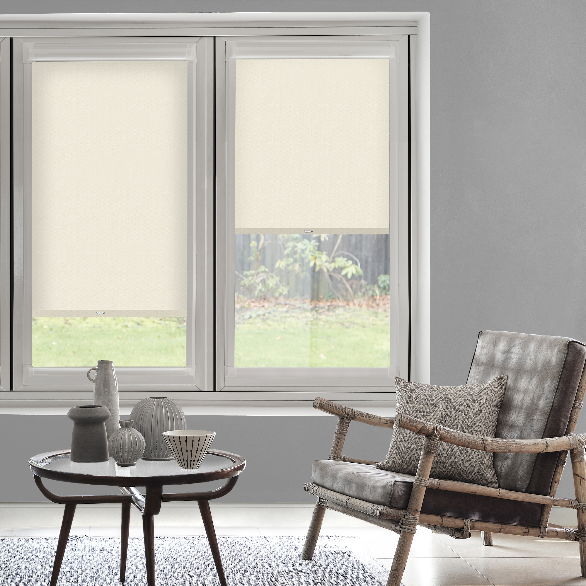 Amara Blackout Cream Perfect Fit Roller blind