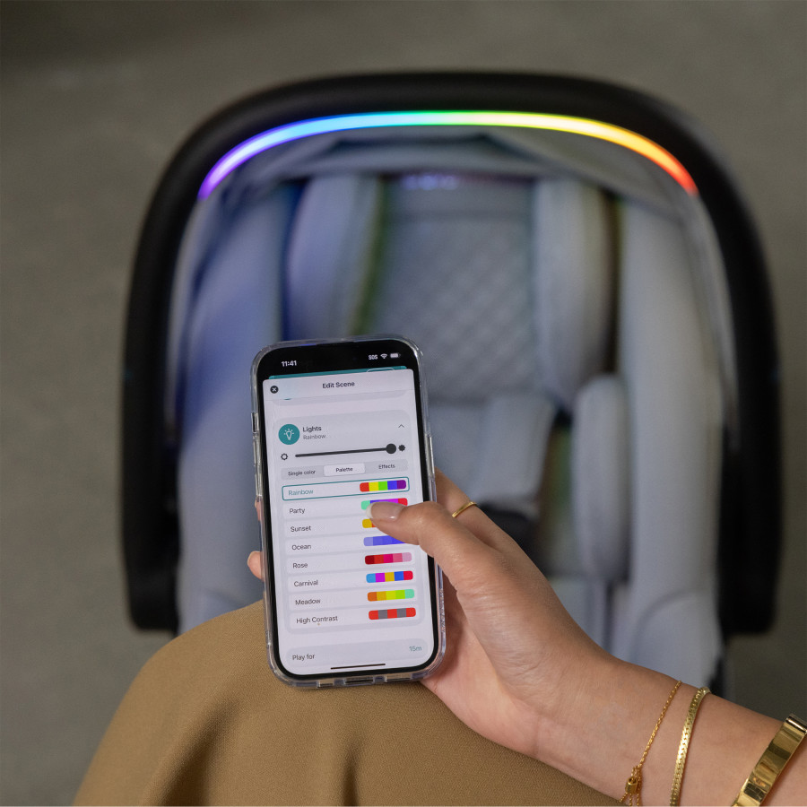 Revolve180 LiteMax NXT Rotating Infant Car Seat with SensorySoothe & Accessory Load Leg - Feature 2