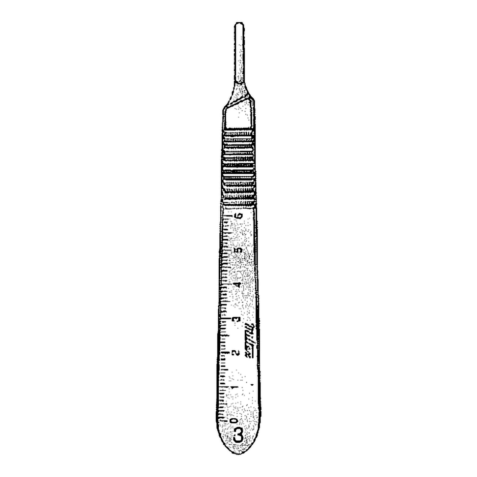 Miltex Knife Handle, Size 3, for Blades 10, 11, 12, 15