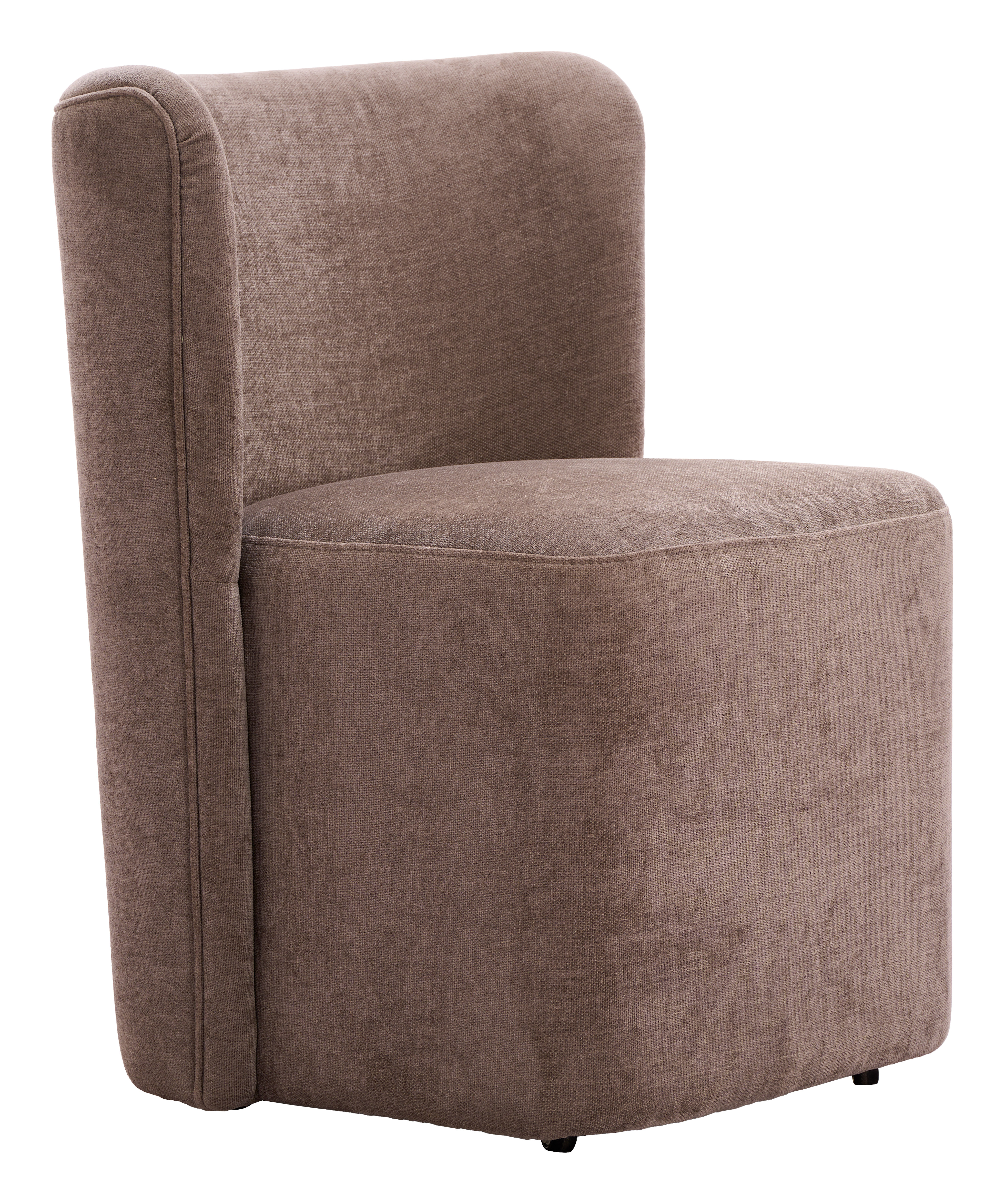 Bambun Dining Chair with Wheels Taupe product image