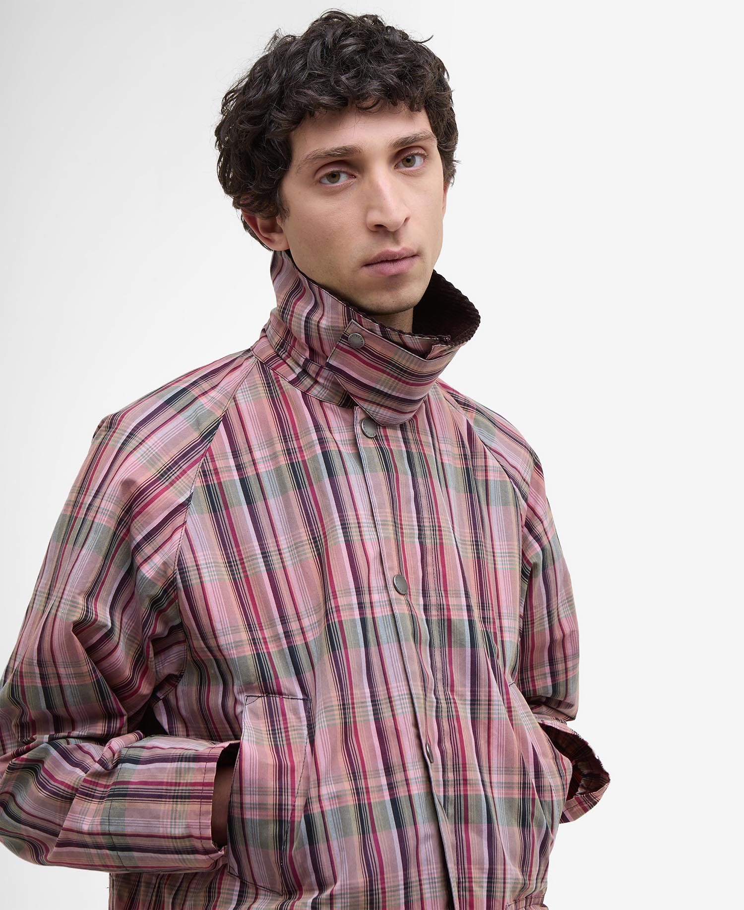 Barbour x NOAH Freizeitjacke Madras Bedale image number 4