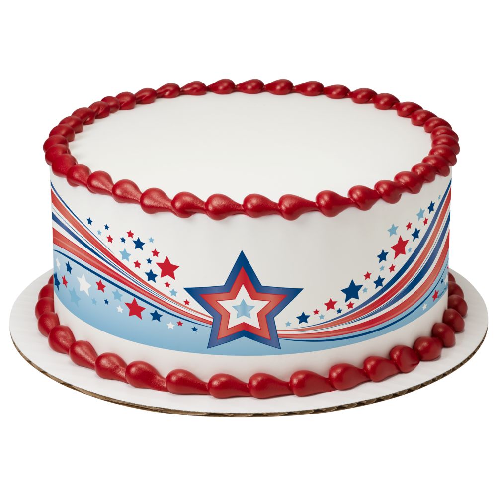 Image Cake Patriotic Stars