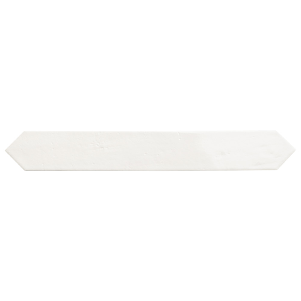 Argile Arrow Bianco 2-7/8 in. x 20-3/8 in. Porcelain Floor and Wall Tile