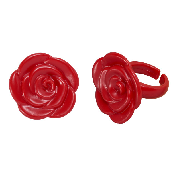 Red Rose | Cupcake Rings | DecoPac