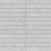 Blythe Light Gray 1×6 Mosaic Leather