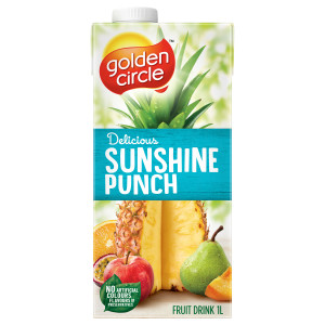 golden circle® sunshine punch fruit drink 1l image