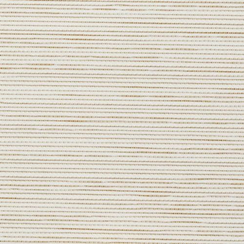 Beige woven fabric swatch with closely spaced thin brown horizontal stripes, lying flat and uninterrupted; close-up, evenly lit neutral background emphasizing texture and subtle thread variation.