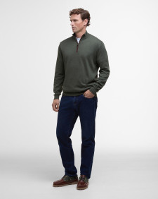Bayfield Half-Zip Jumper Mid Olive