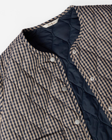 Check Monroe Quilted Jacket