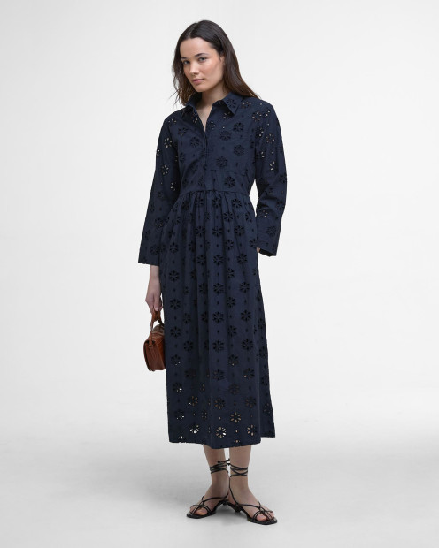 Abito midi in pizzo sangallo Melissa 